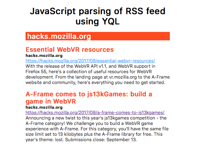Screenshot Screenshot of the page